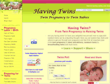 Tablet Screenshot of having-twins.com